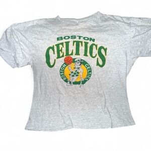 Vintage 80s-90s NBA Boston Celtics Artex Gray T-Shirt Size XL